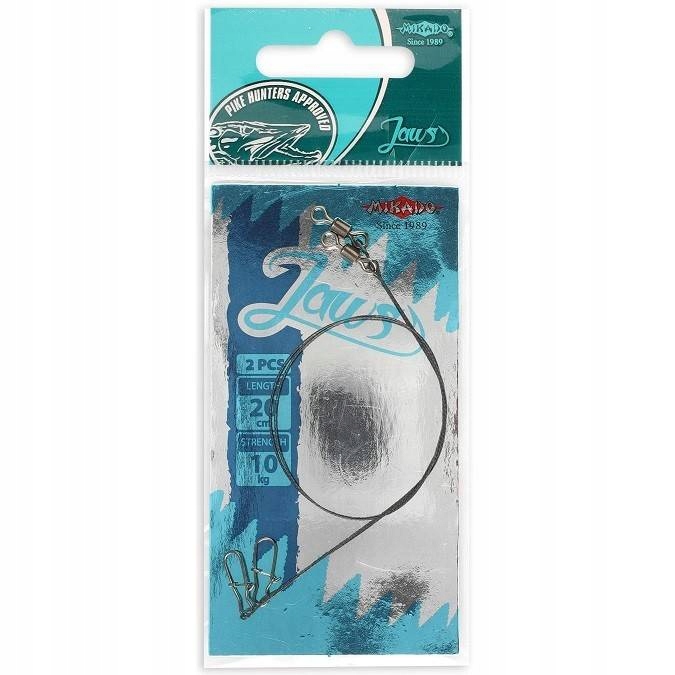 

Przypon wolframowy Mikado Jaws Light 25cm 10kg 2sz