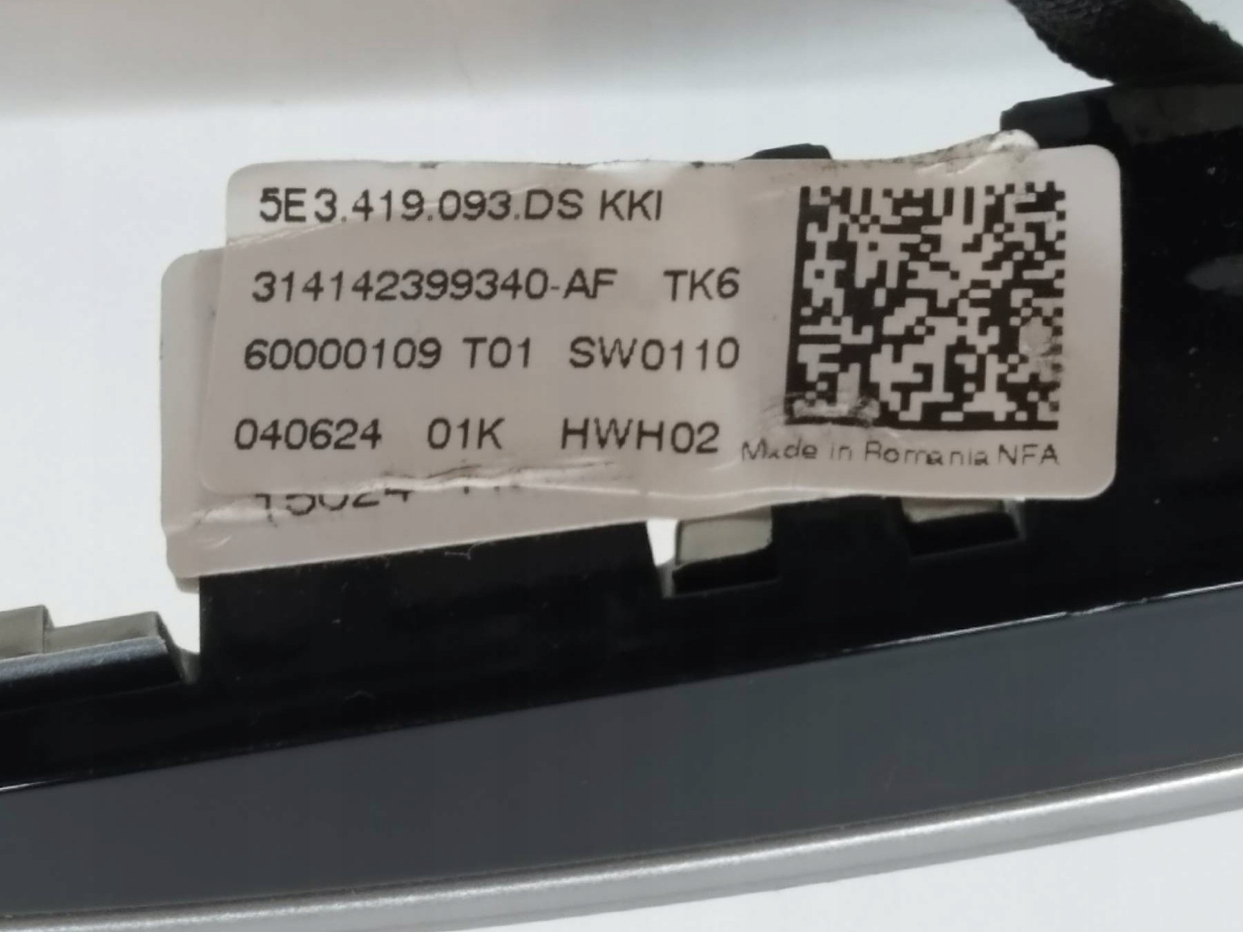switch MULTIFUNKCJI frame with shifting DSG module Skoda Superb IV