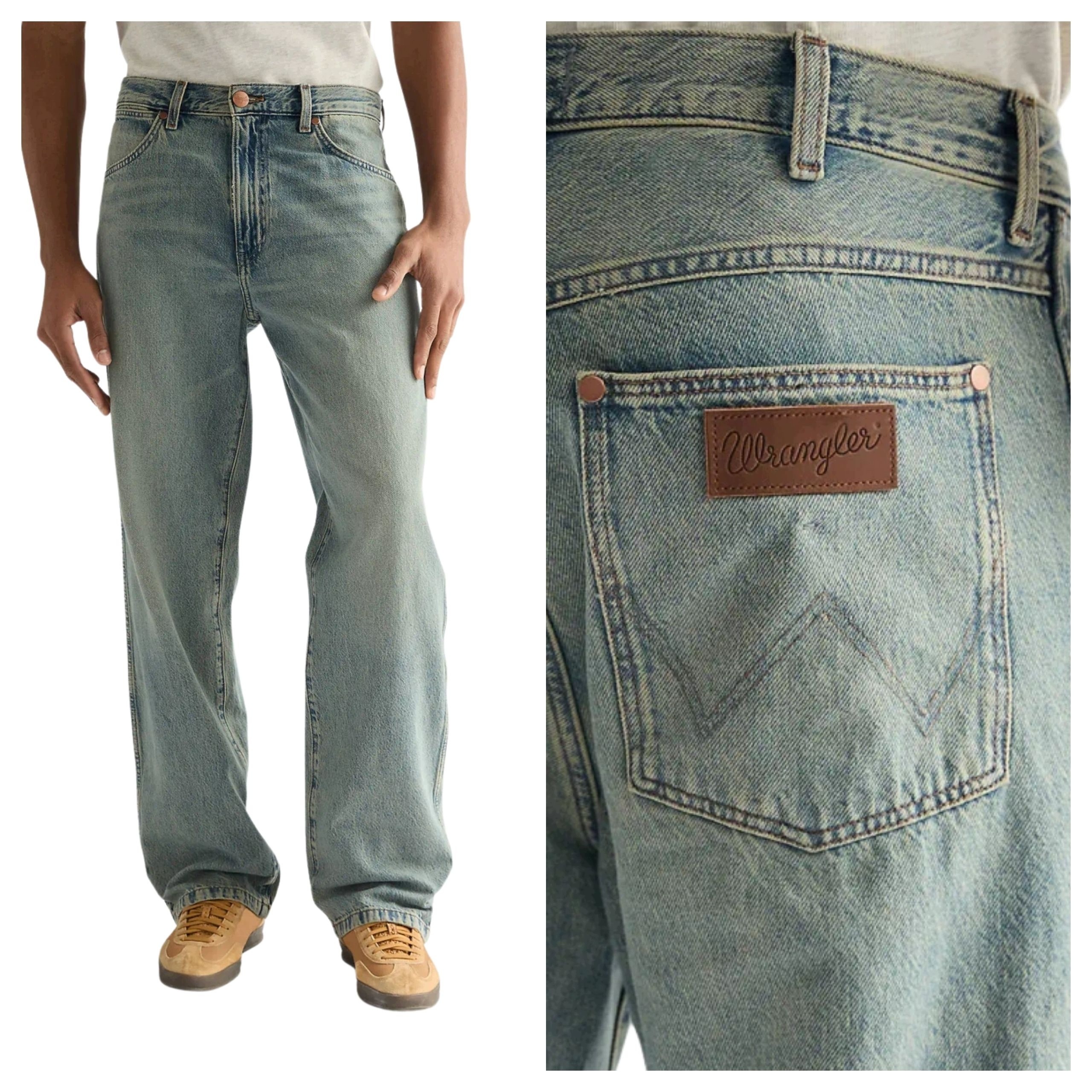 Pánské džínové kalhoty Wrangler Loose Straight Canyon Shade W38 L34