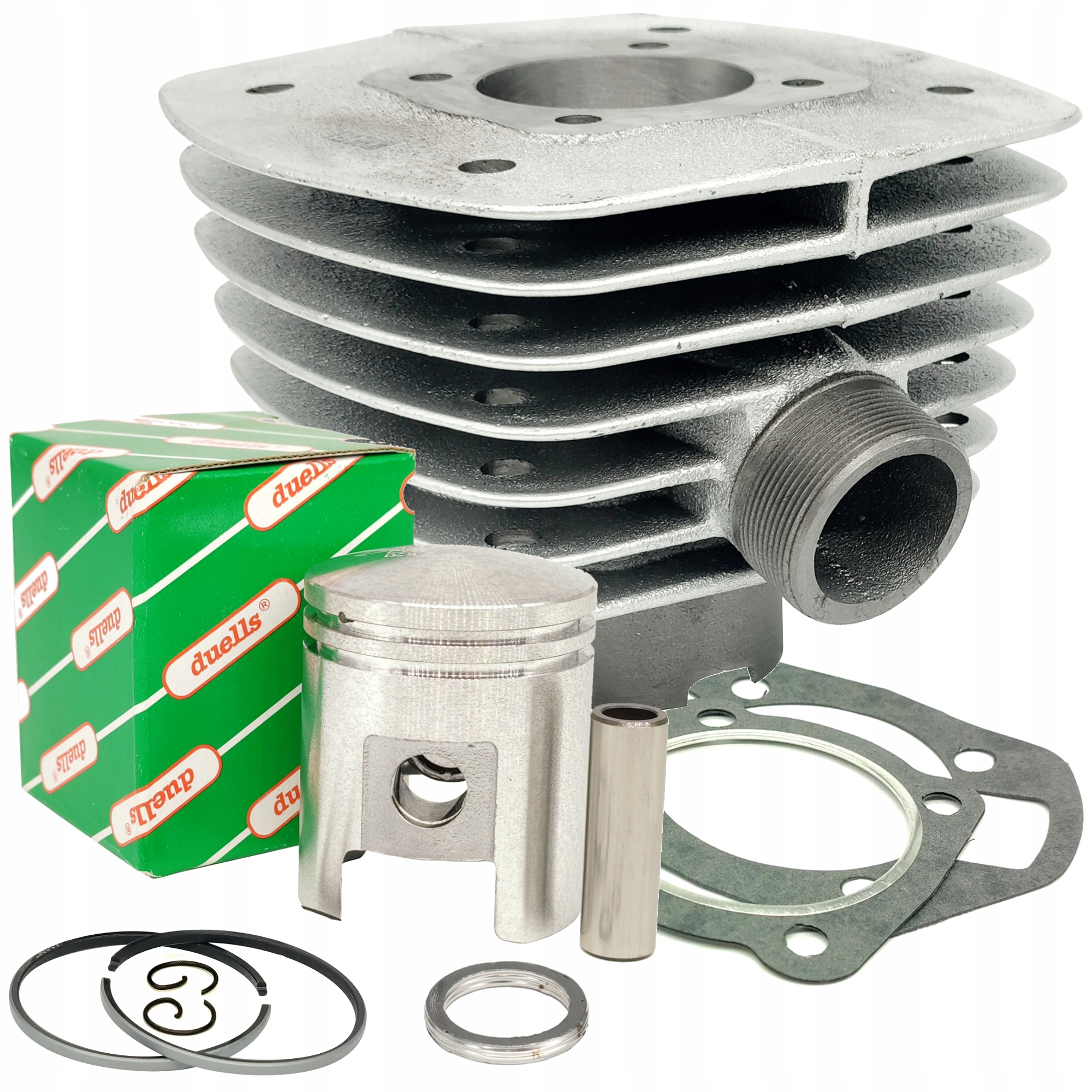 Cylinder Żeliwny Pierścienie Tłok Duells Wsk 125