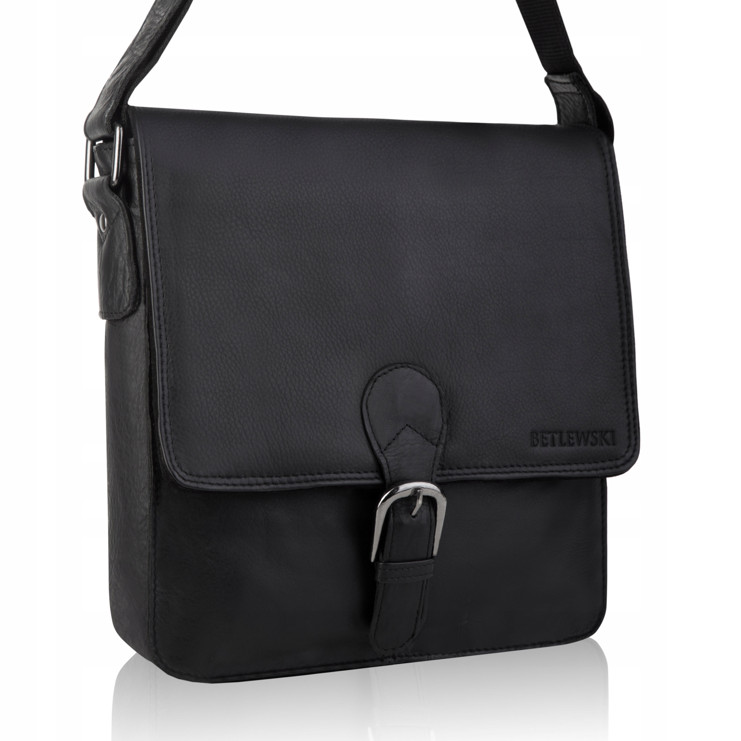 

Betlewski skórzana torba męska listonoszka ramię