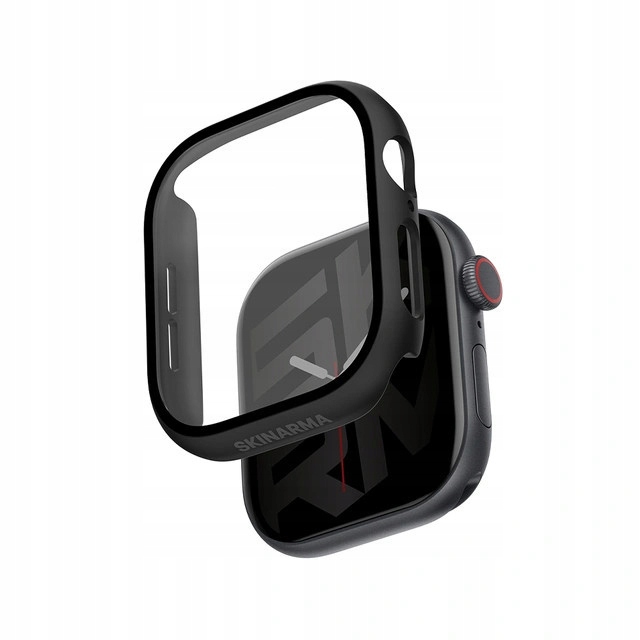 Szkło hartowane / etui do Apple Watch 11 / Watch 10 46mm, czarne