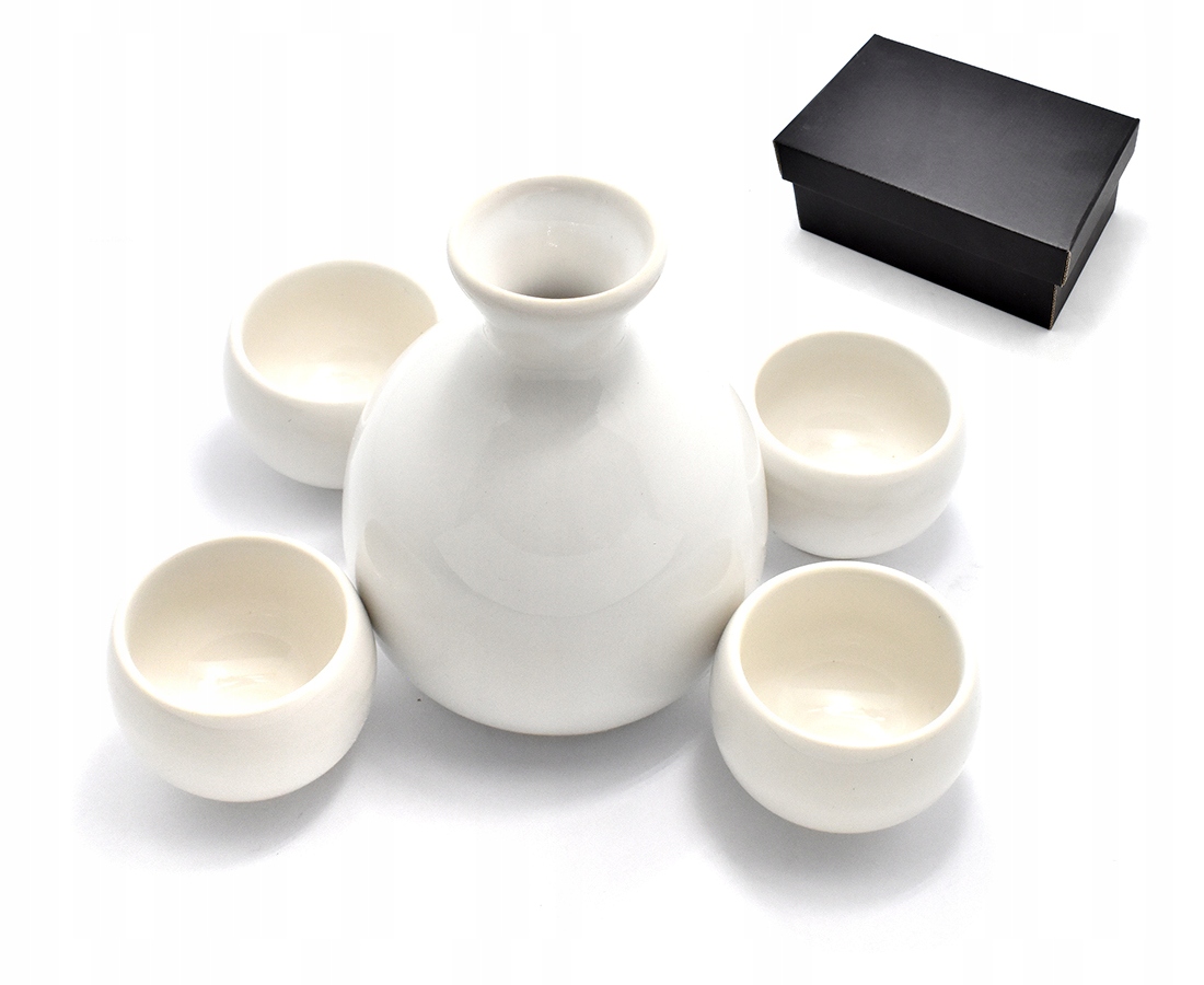 Sada na podávanie sake Shiro, karafa 300 ml, 4 šálky