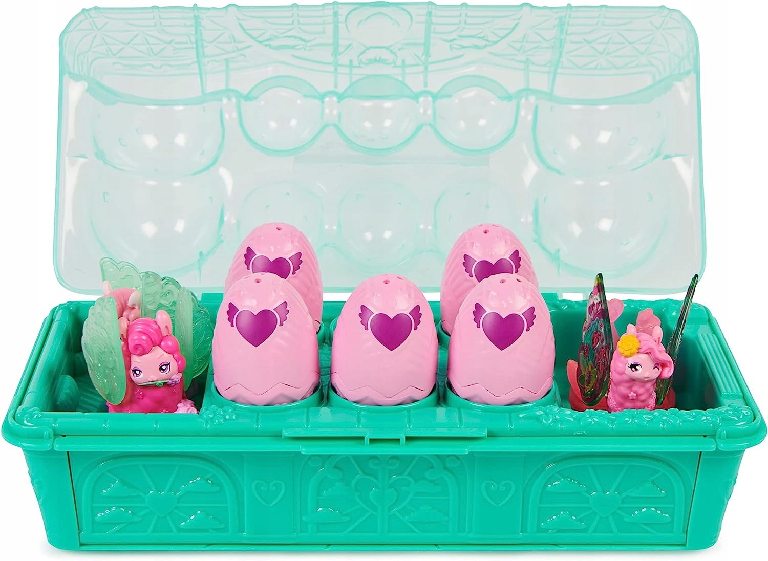 Hatchimals Llama Family Rainbow-Cation zestaw figurek jajka Spin Master