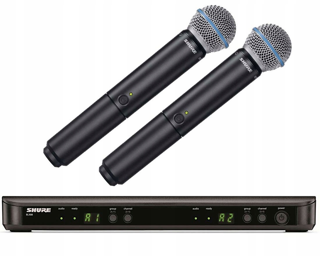 Shure BLX288E/B58-H8E System bezprzewodowy z 2 mikrofonami BETA58