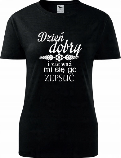 

Dzień Dobry Śmieszny Nadruk Prezent Dla Niej