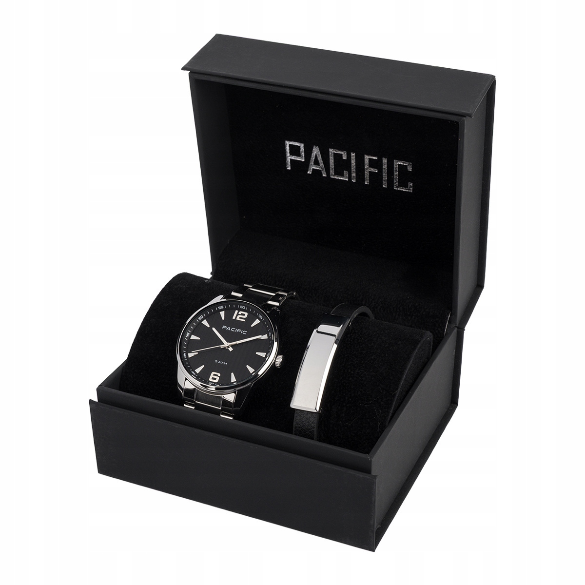 Pacific X0080-12 komplet stříbrný náramek elegantní sada pro