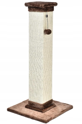 Levně Amazon Basics Velké vysoké škrabadlo pro kočky v prémiové kvalitě 40 x 40 x 90 cm