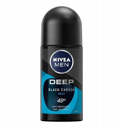 

Nivea Men Deo Roll-on 50ML Deep Black Carbon Beat