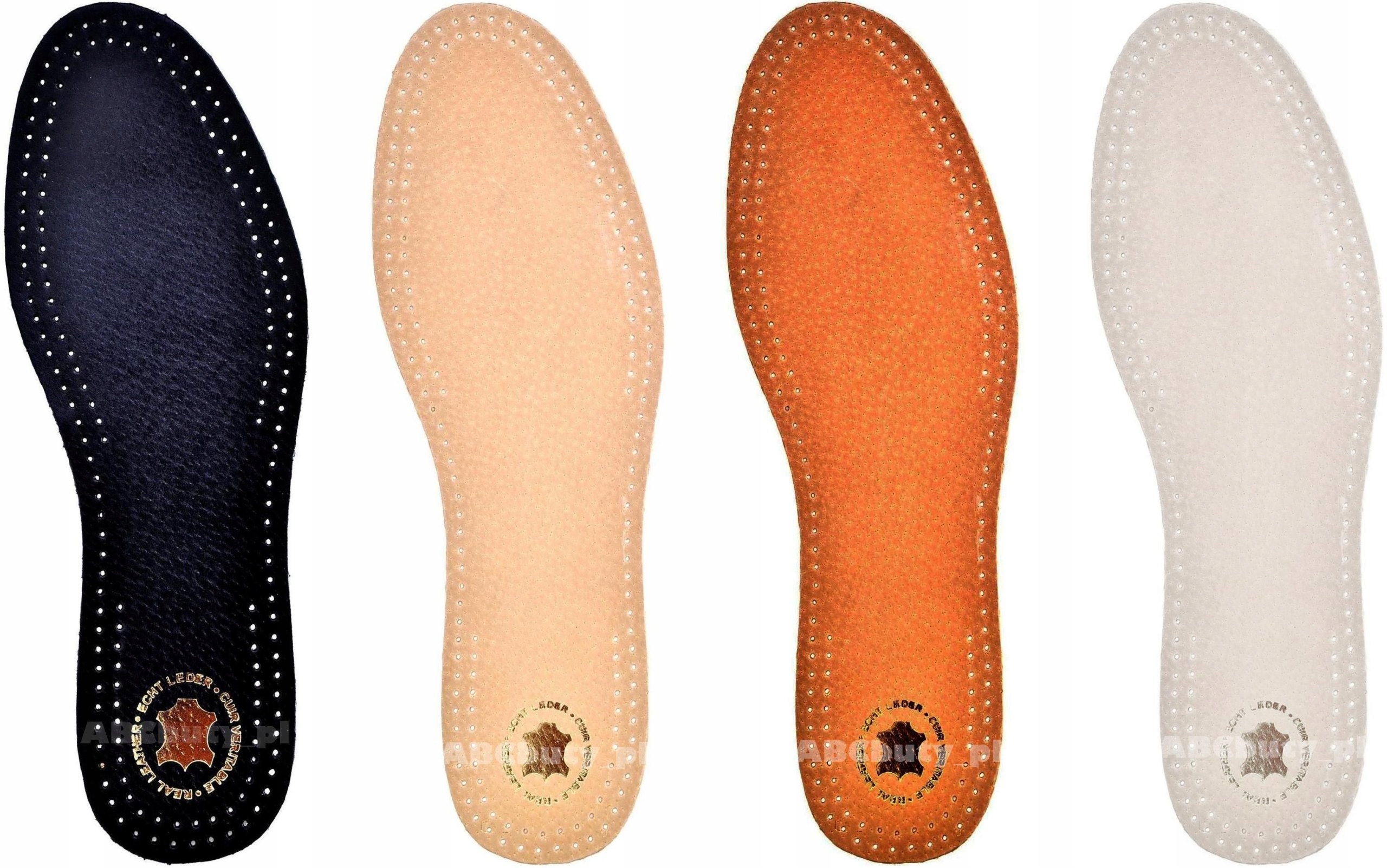 G10-73 WKLEJANE WKŁADKI DO BUTÓW SKÓRA NATURALN 43 Płeć uniseks