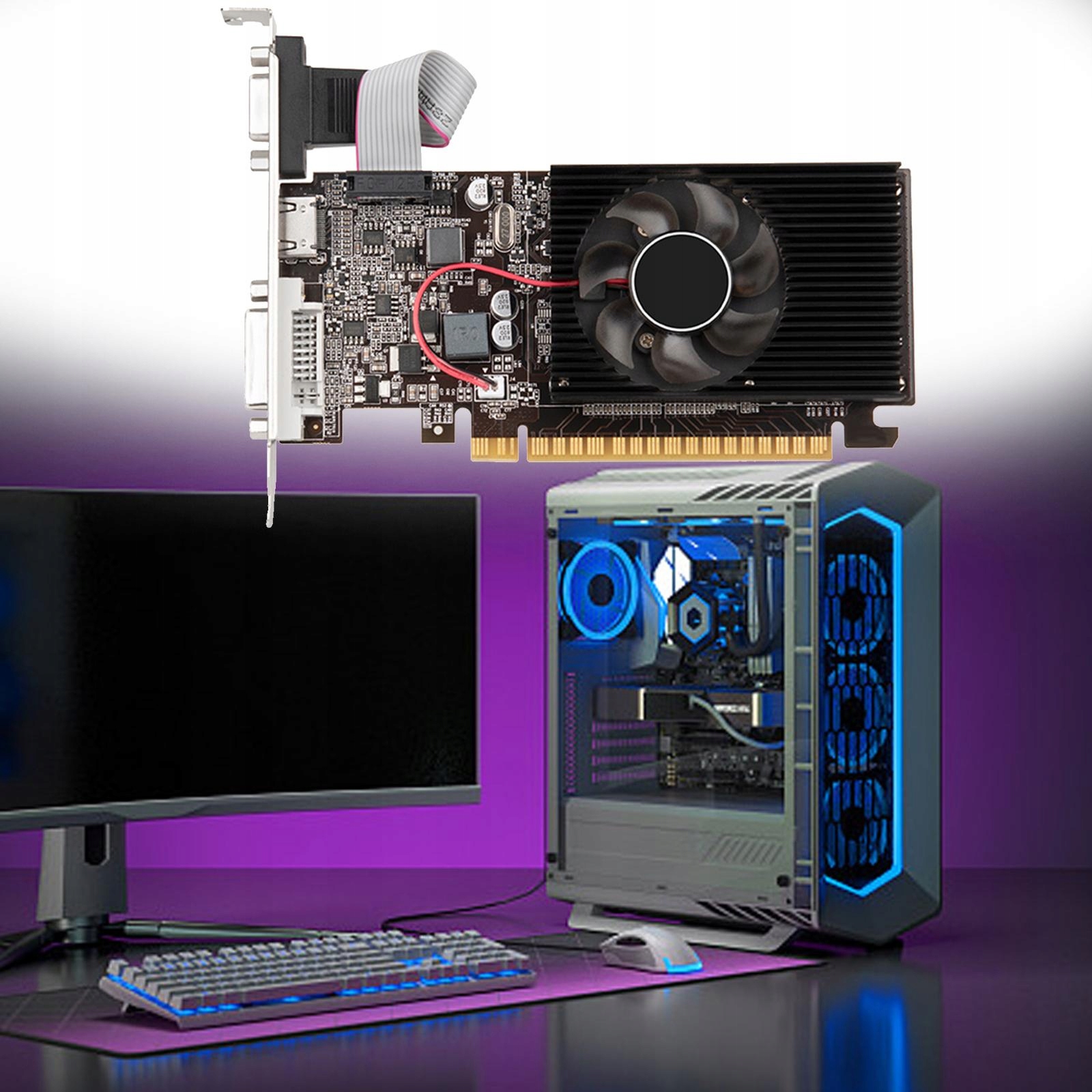 Karta graficzna do komputerów stacjonarnych Niski Model Kompaktowa karta graficzna do komputerów