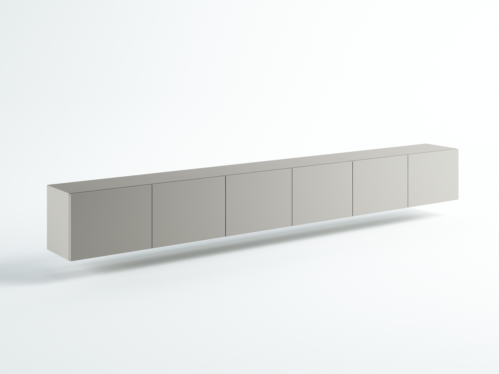 WISZĄCA SZAFKA RTV 360 CM KASZMIR NOWOCZESNY DESIGN WYSOKA