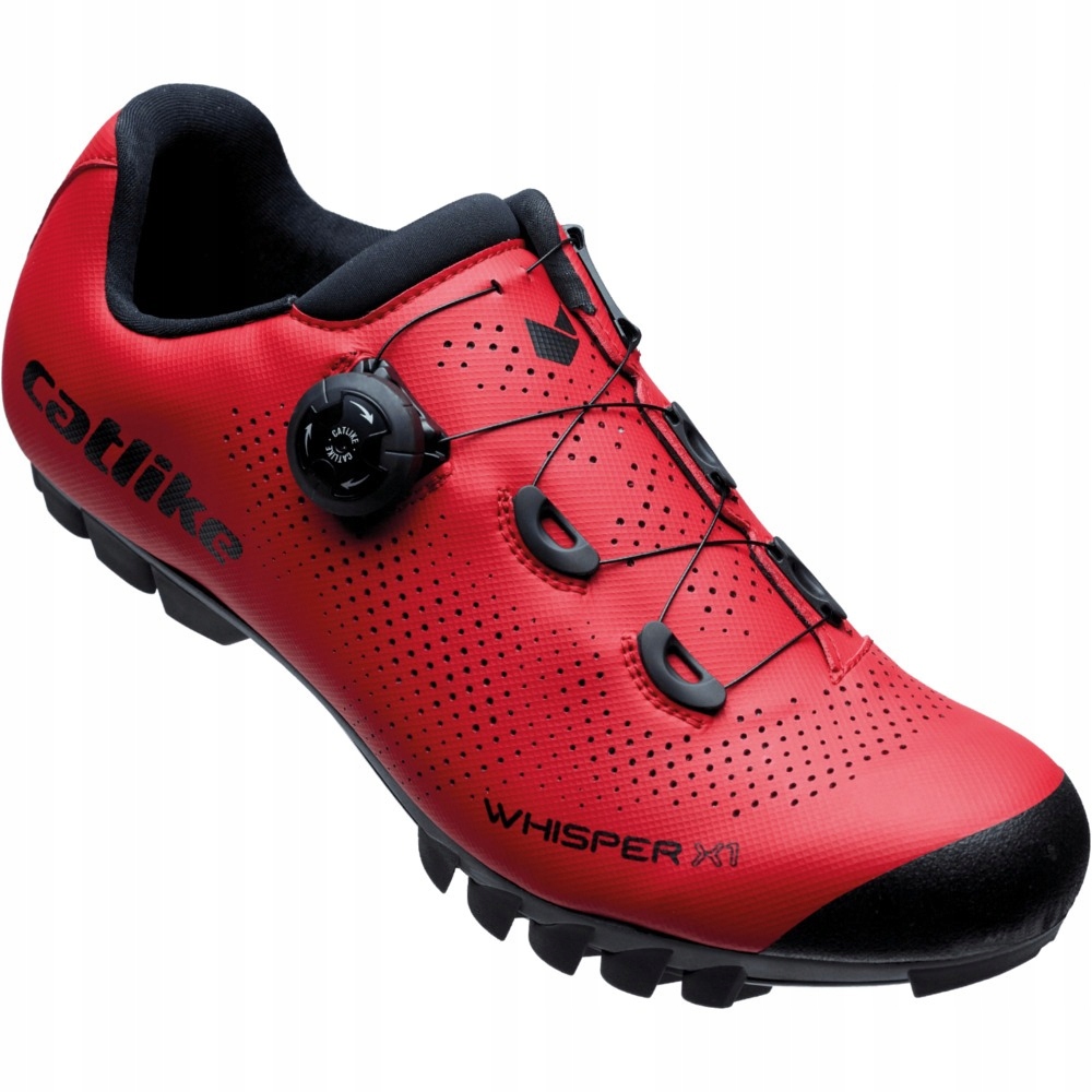 Mtb boty Catlike Whisper X1 červeno-černé