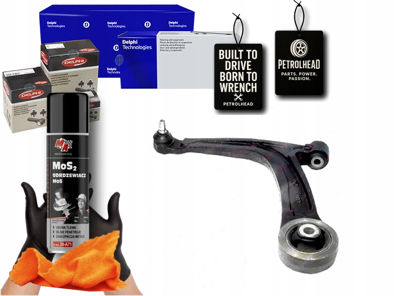 Rameno Dolů 17 MM Abarth 500 595 695 500C 595 #Petrolhead Pro+ Kit1