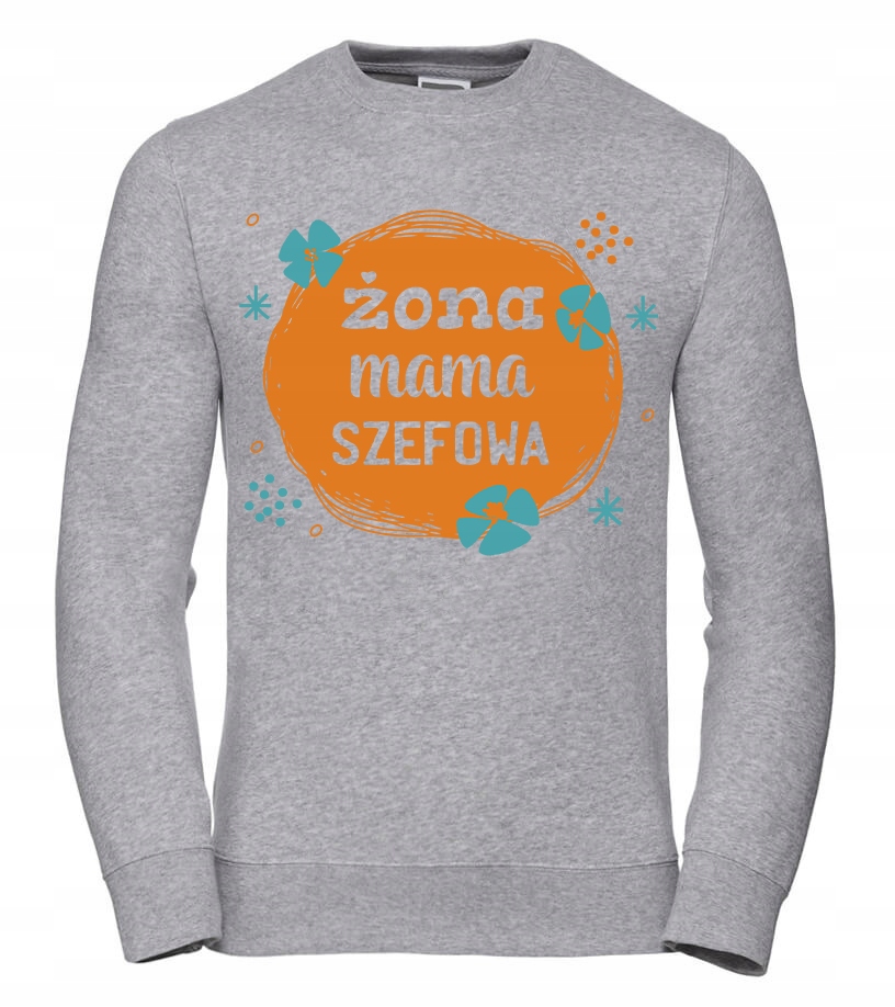 Dámská Mikina Manželka Mom Boss L Šedá