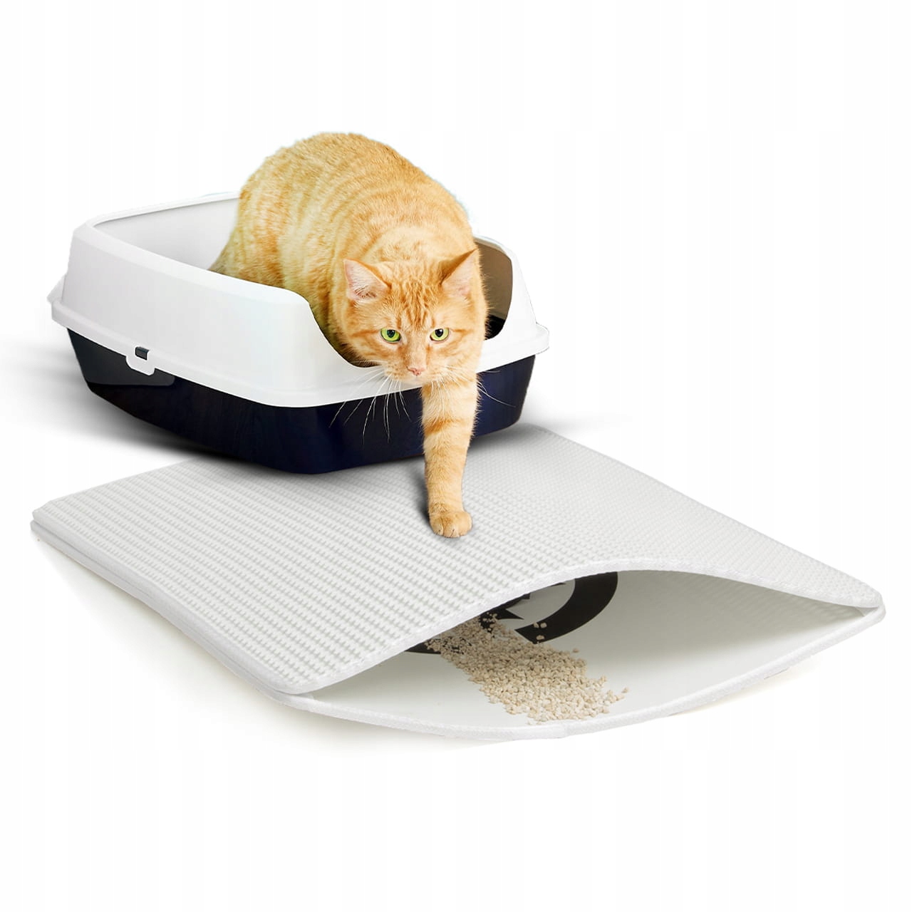 Levně Dvouvrstvá podložka pod záchod Canadian Cat