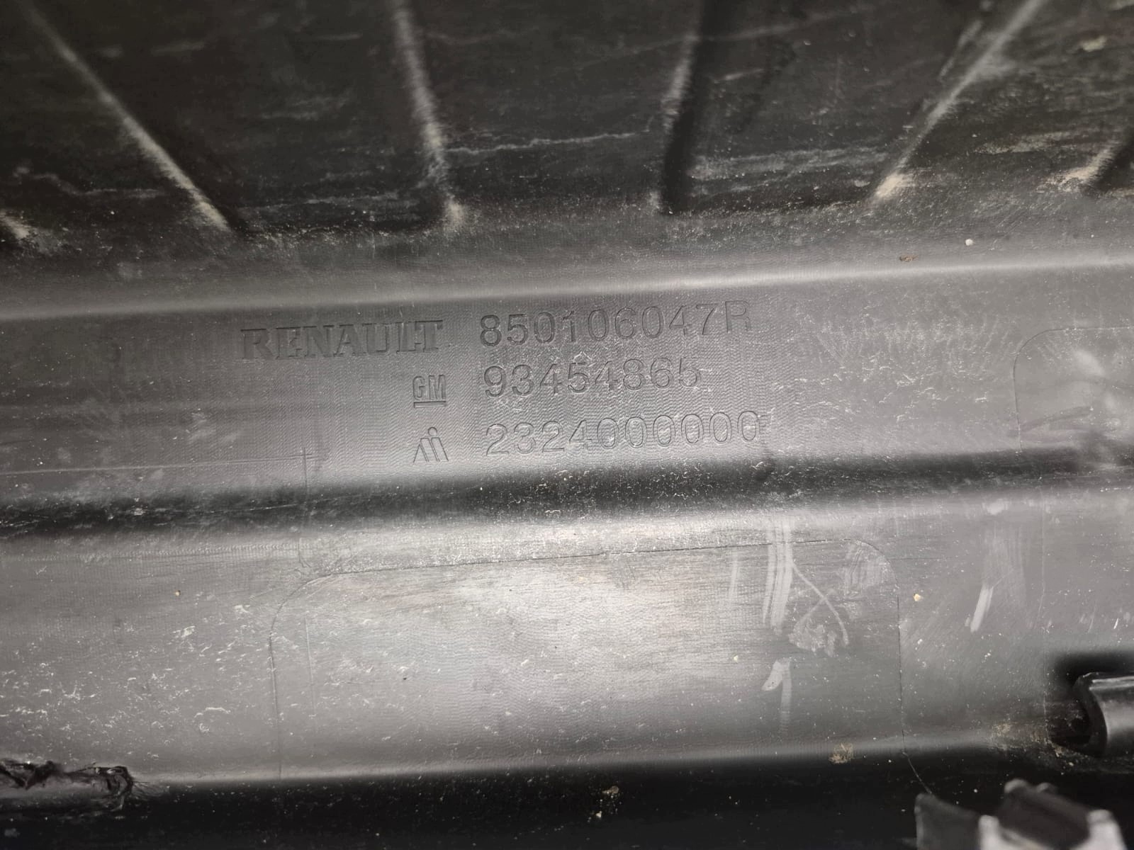 RENAULT TRAFIC III 3 OPEL VIVARO B 14-> bumper rear part rear