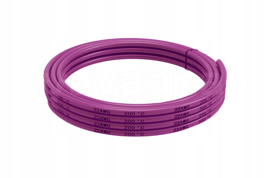

Przewód silikonowy 22 Awg fioletowy 1mb