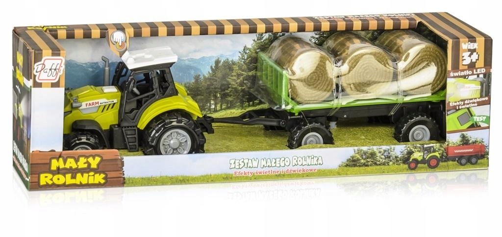 

Traktor Z Przyczepą Na Baloty Oryginał