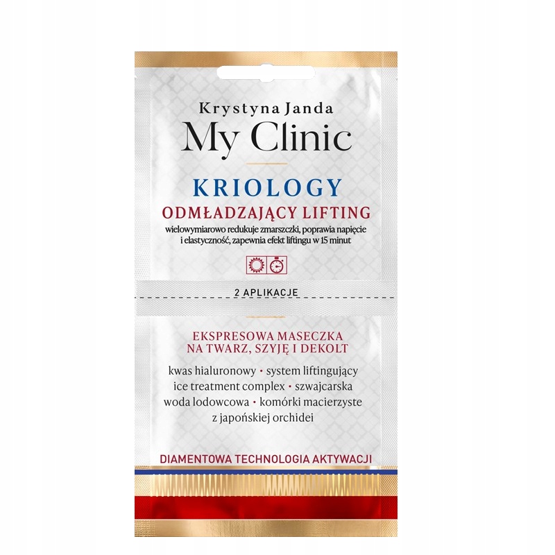 

Janda My Clinic Kriology maska liftingująca 2x4ml