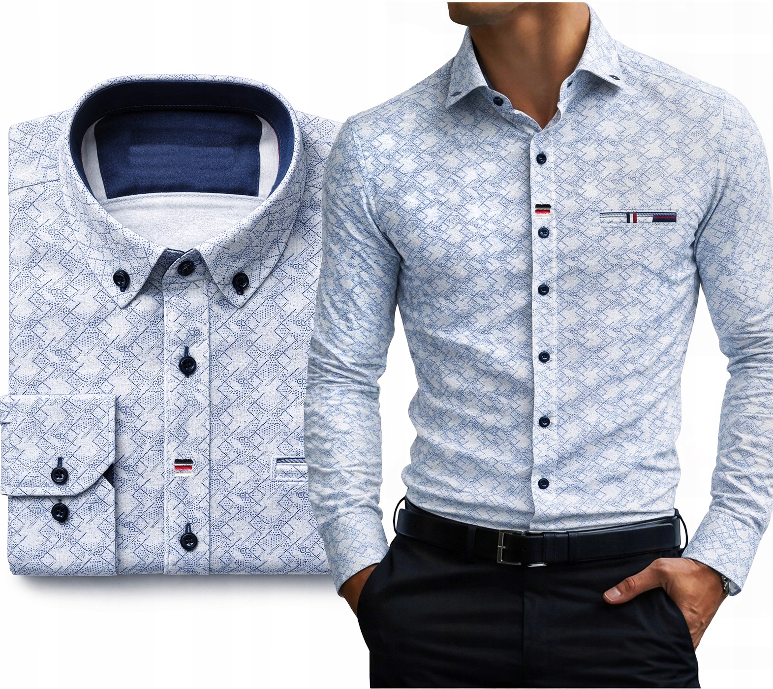 Pánská košile k elegantním kalhotám Regular