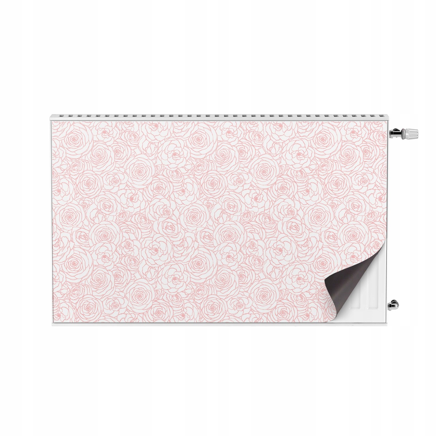 Kryt magnet na ozdobný radiátor Skica květ růže