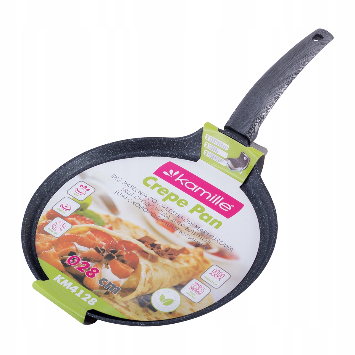 

Patelnia Do Naleśników 28CM Indukcja Gaz Kamille