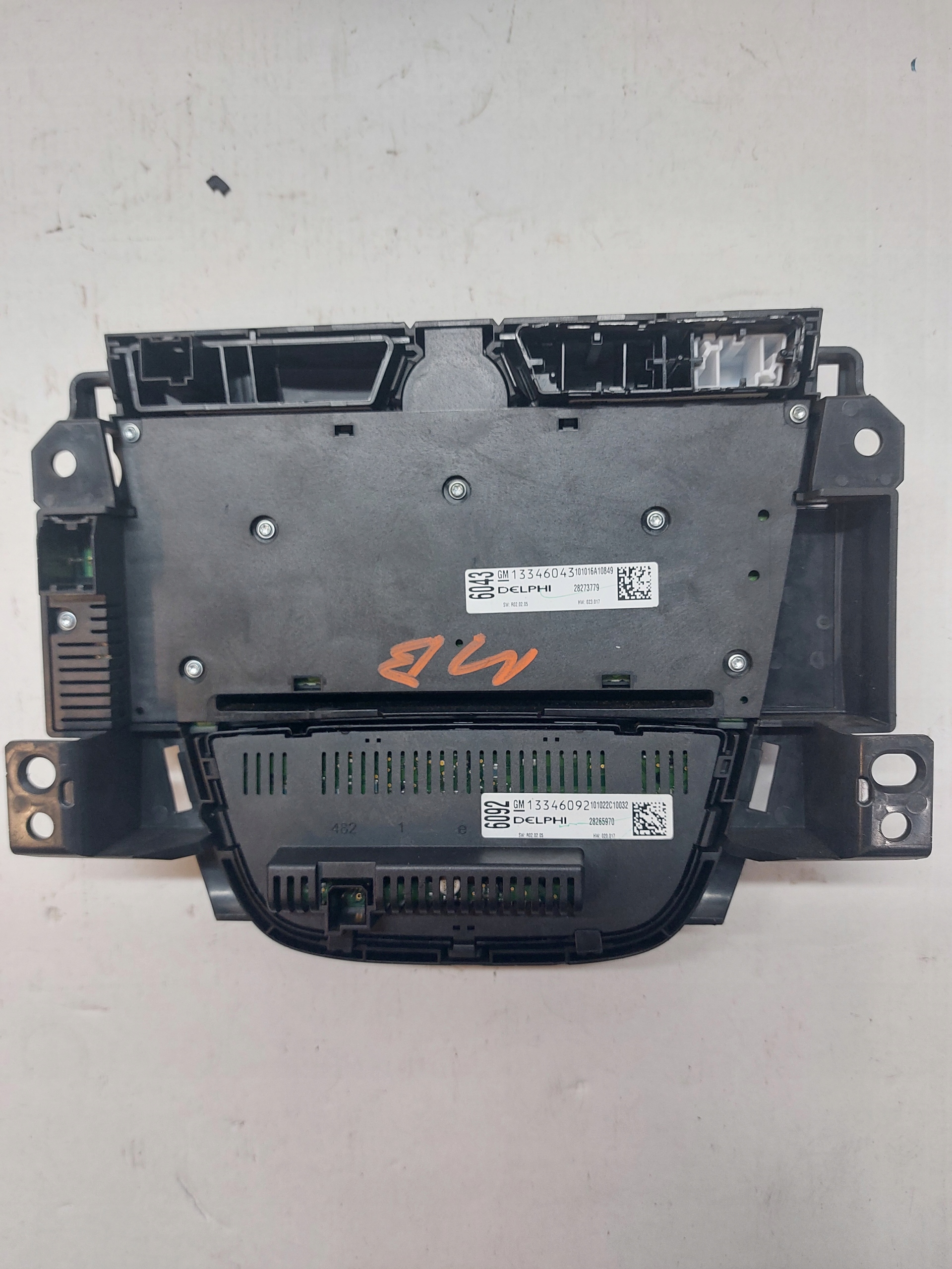 Unite commande clima RADIA OPEL MERIVA B 13346043 13346092