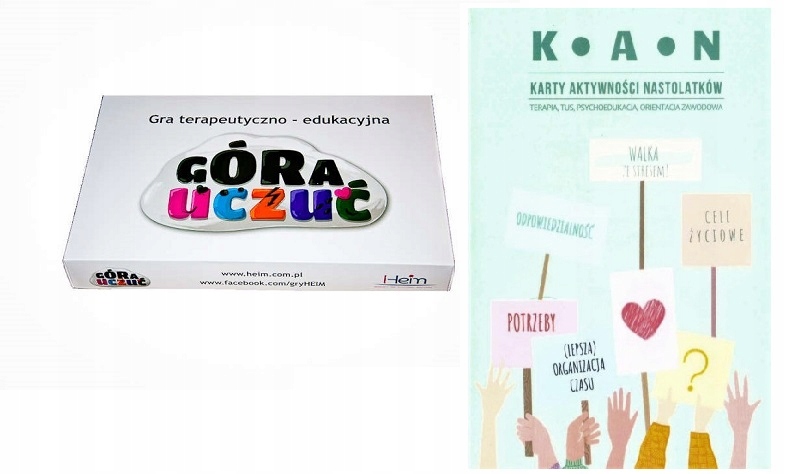 Gra Góra uczuć Kan Karty Aktywności Nastolatków