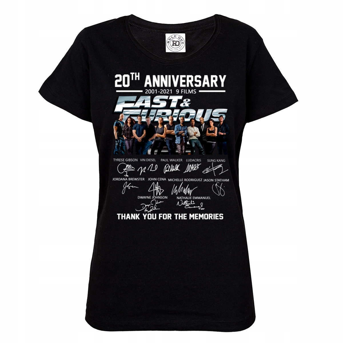 

Damska Koszulka Szybcy I Wściekli Fast And Furious