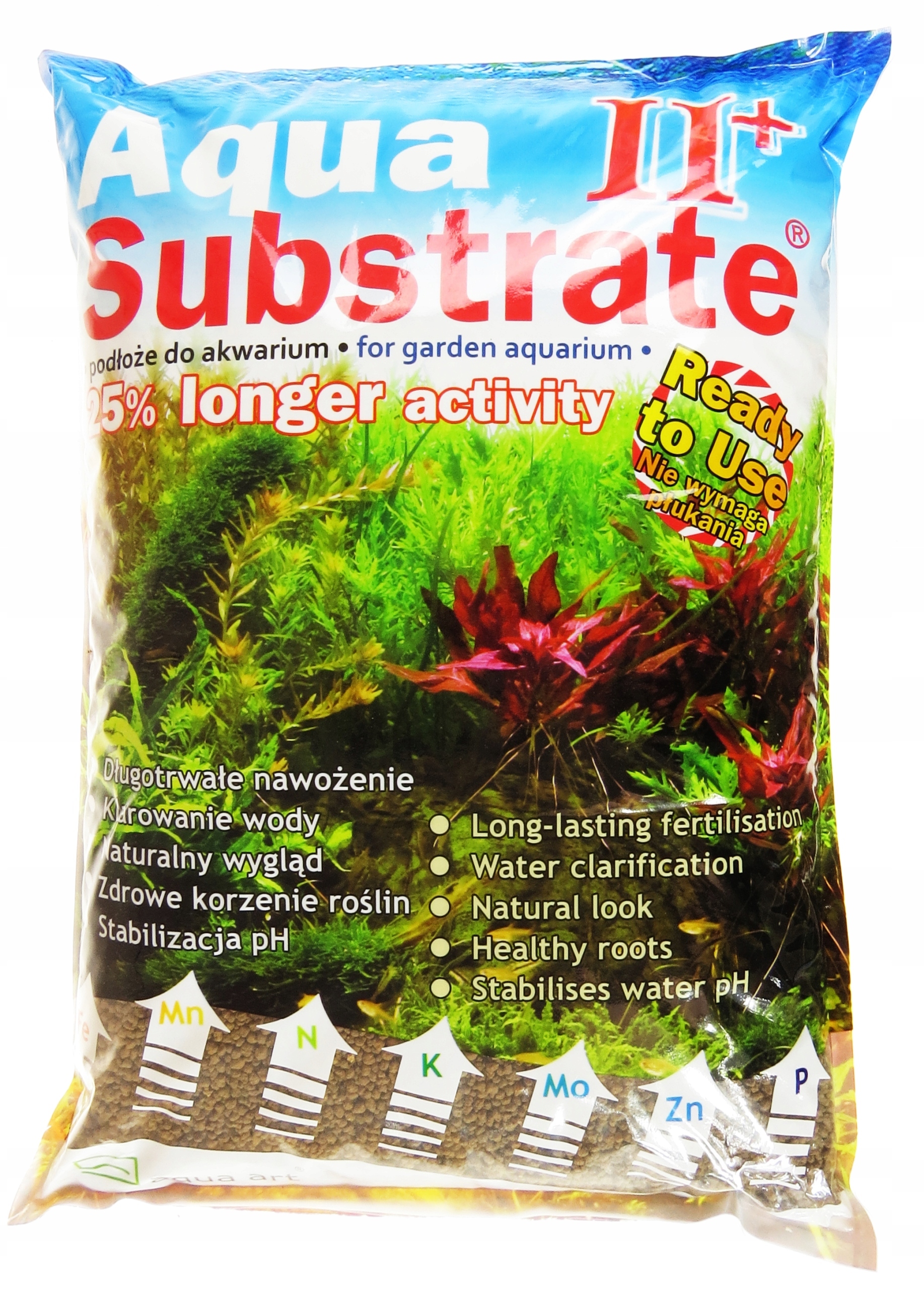 Aqua Art Podłoże Aqua Substrate II+ Brązowe 5,4kg