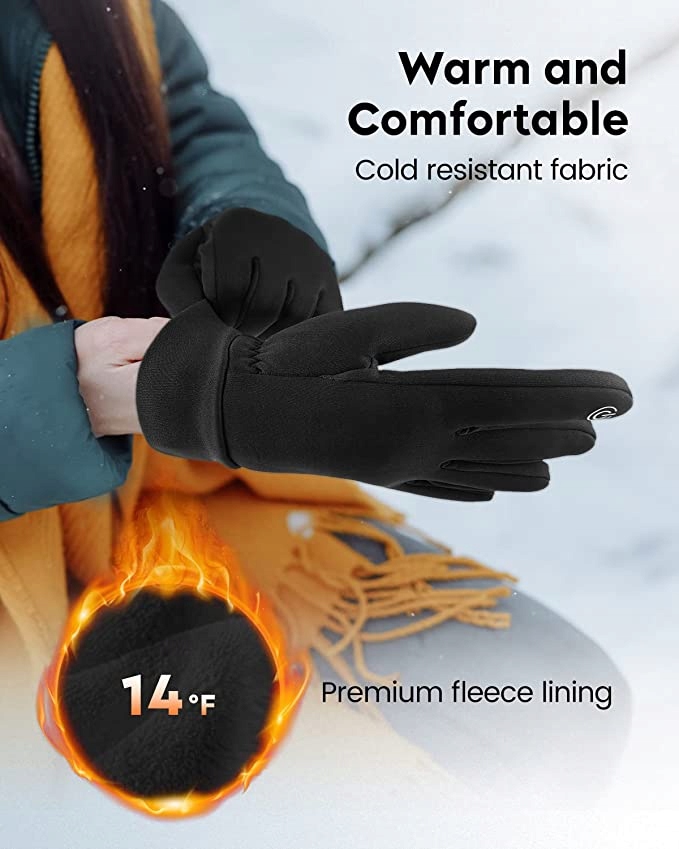 RĘKAWICZKI ZIMOWE DO BIEGANIA ROWER WODOODPORNE L Marka inna