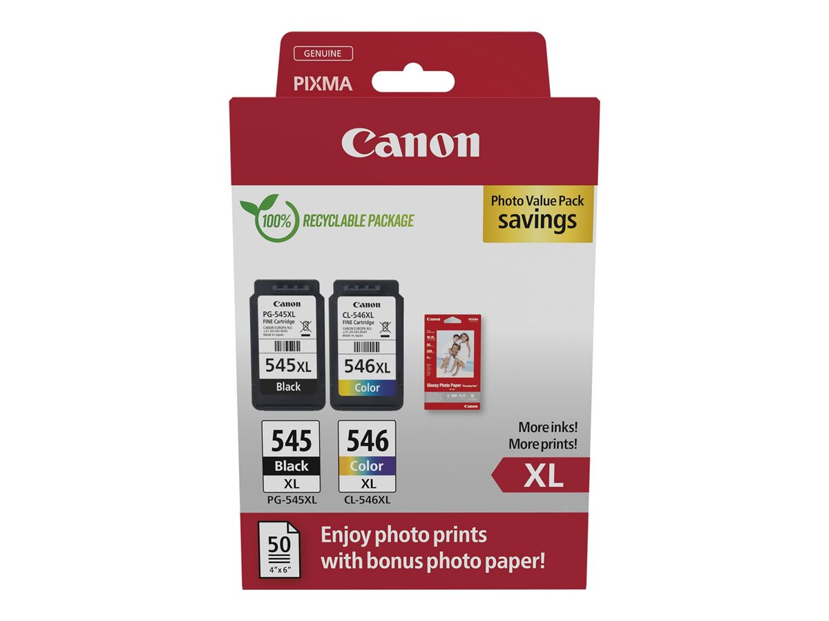 Canon PG-545XL CL-546XL (8286B011) čierna farebná 8286B011