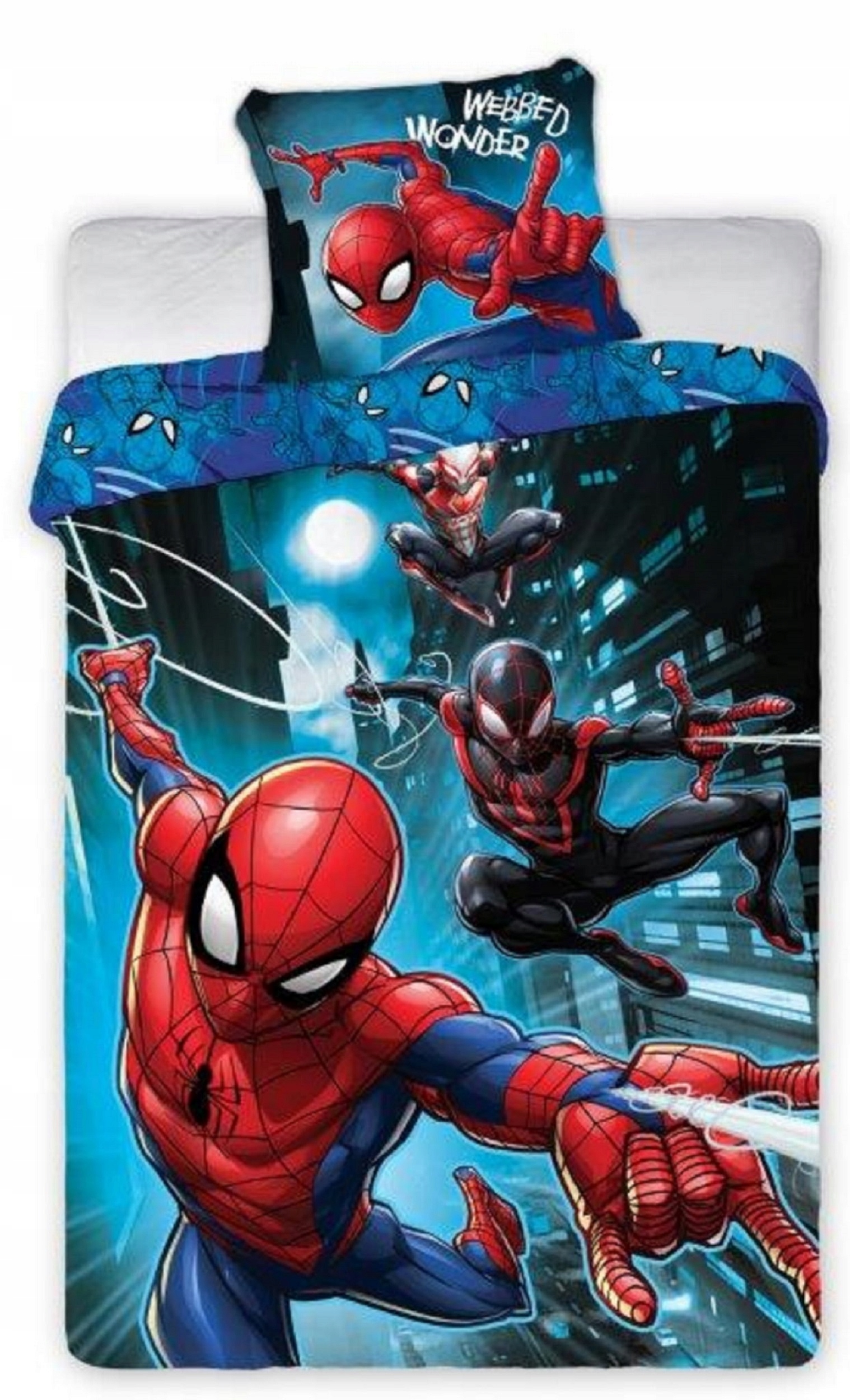 

Pościel bajkowa 160x200 Spiderman Człowiek Pająk