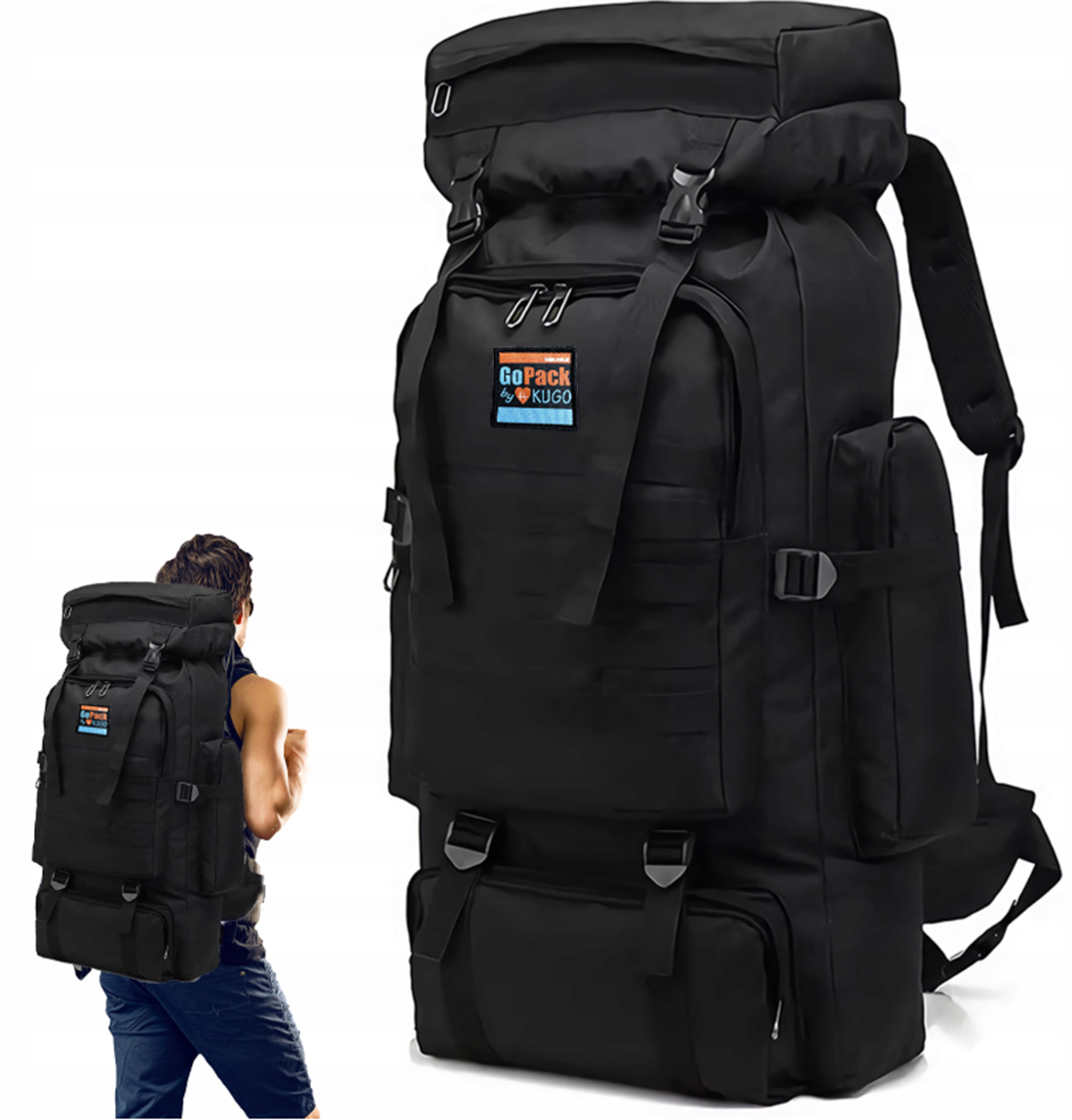 Batoh batoh Gopack 70L bez vybavení taktický vojenský