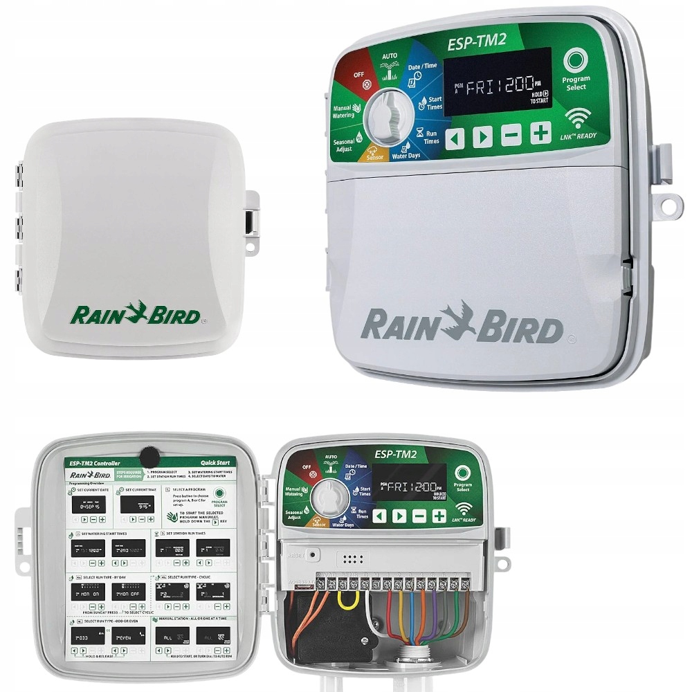 Sterownik Rain Bird ESP-TM2 4 Zewnętrzny, 4 Sekcje, Wifi Prosta Obsługa