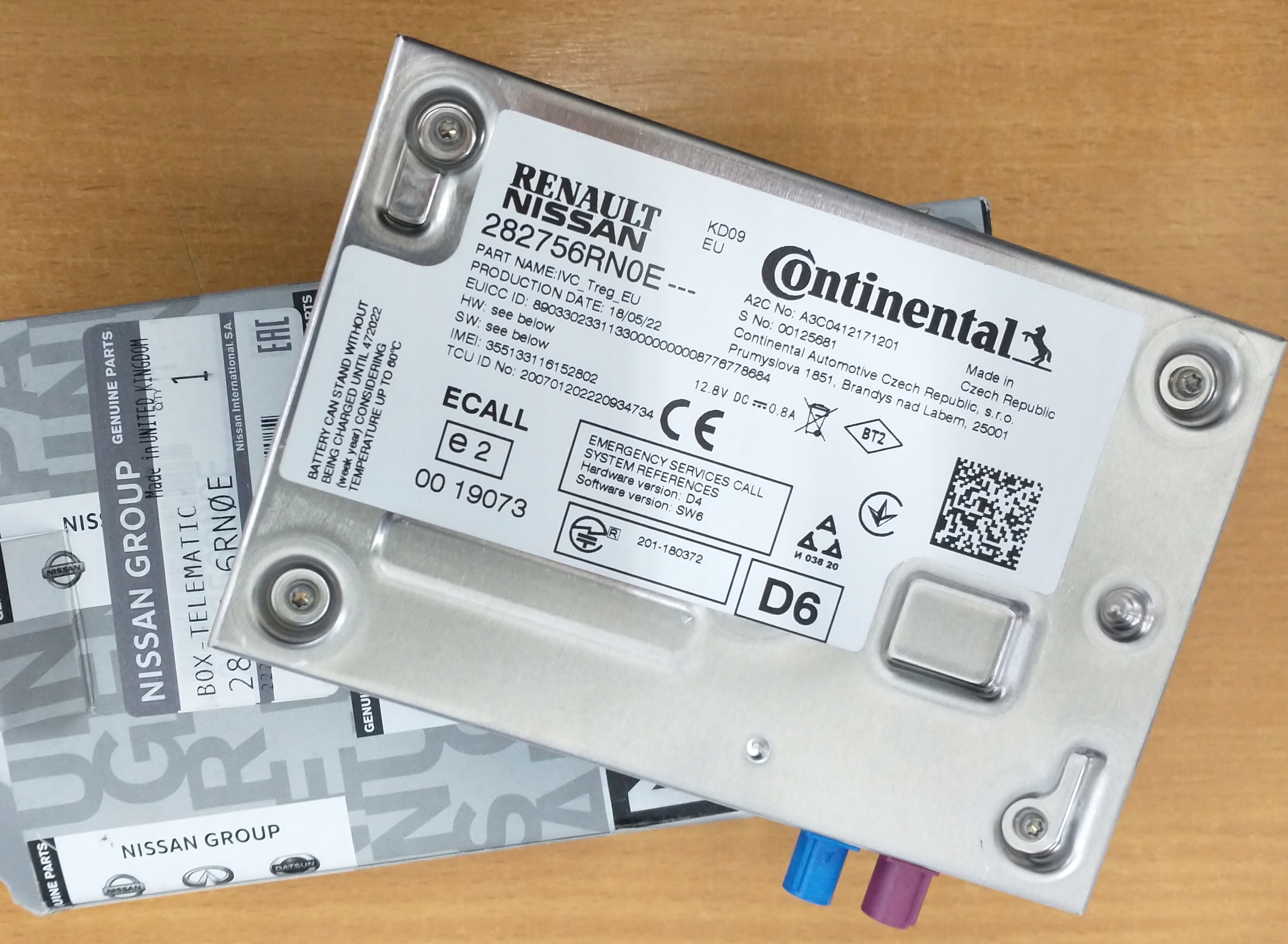 Moduł sterownik ECU NISSAN 282756RN0E