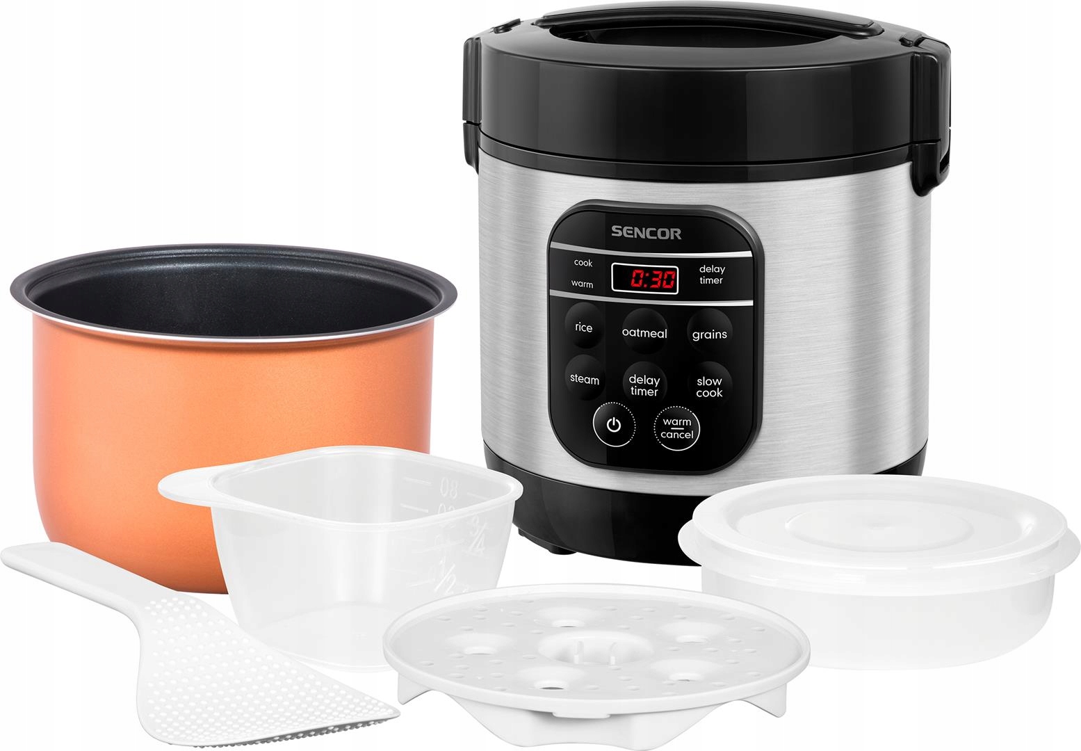 MULTICOOKER WOLNOWAR GARNEK DO RYŻU SENCOR 5 TRYBÓW TIMER