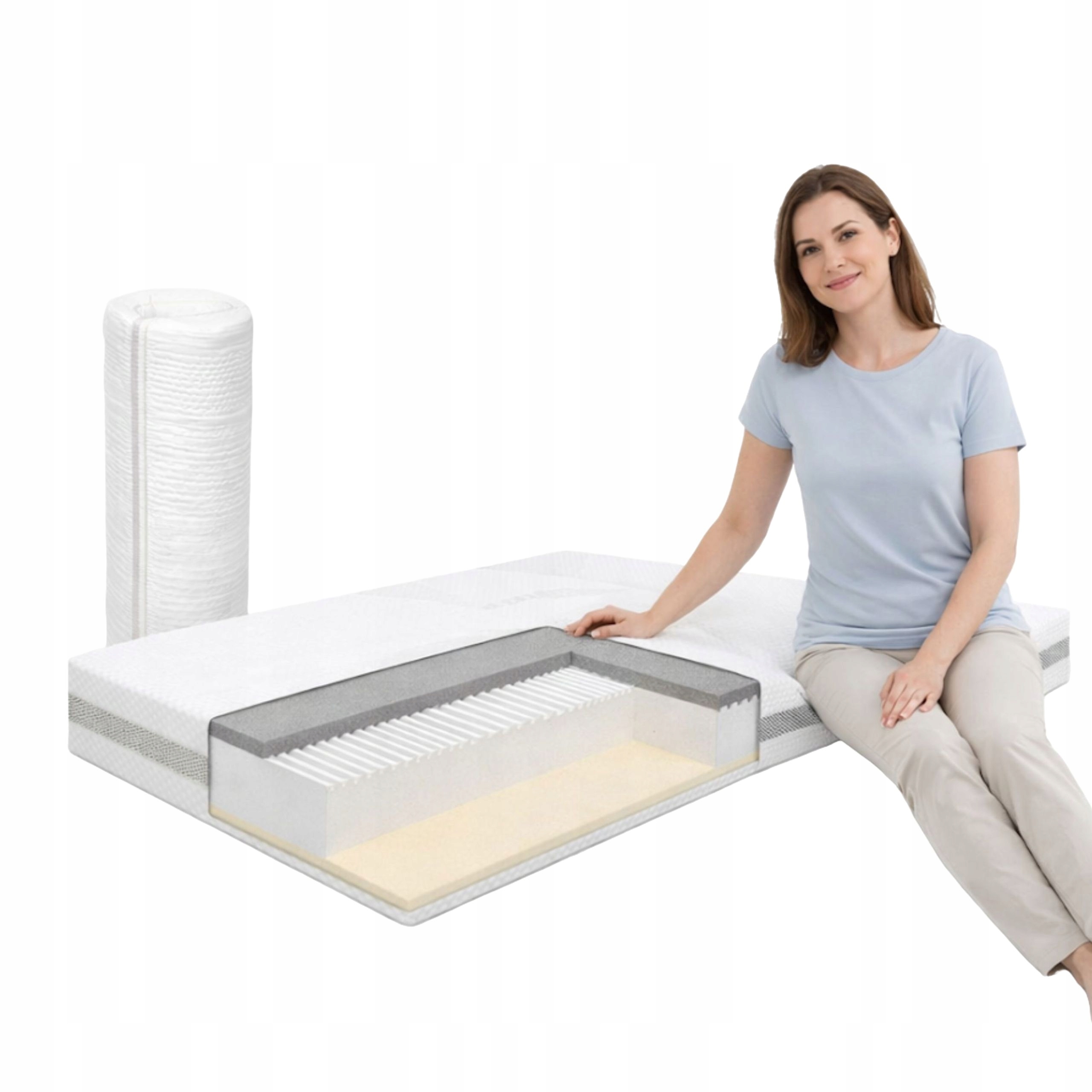 Materac 180x200 piankowy Fit.4.Sleep Cool Breeze by Hilding Anders H3 H4