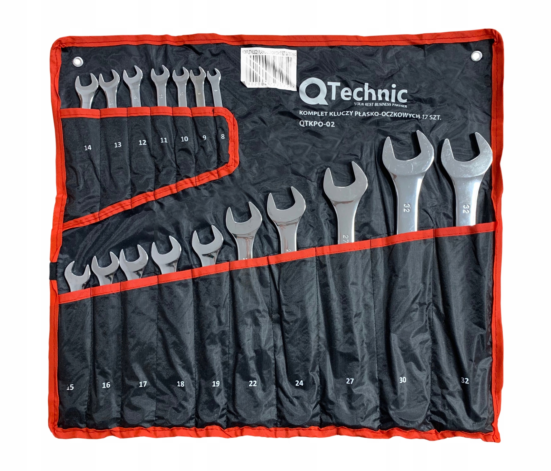 

Qtechnik Komplet Kluczy Płasko-oczkowych 8-32 17SZ