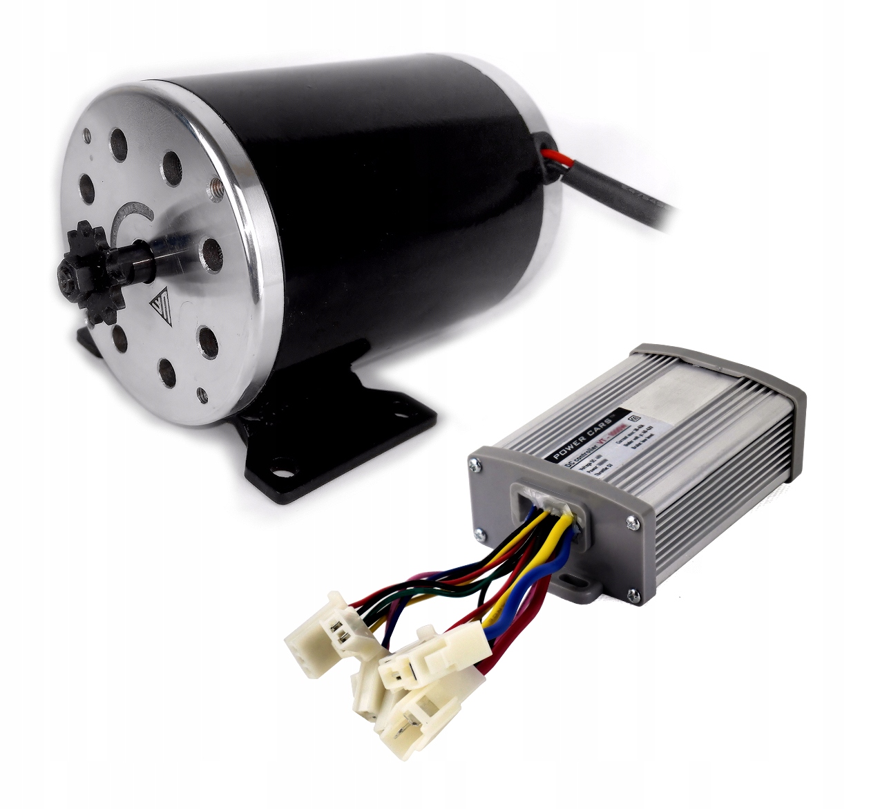 Sada pohonu Motor ovladač DC 36V 500W pro skútr čtyřkolky a motokáry