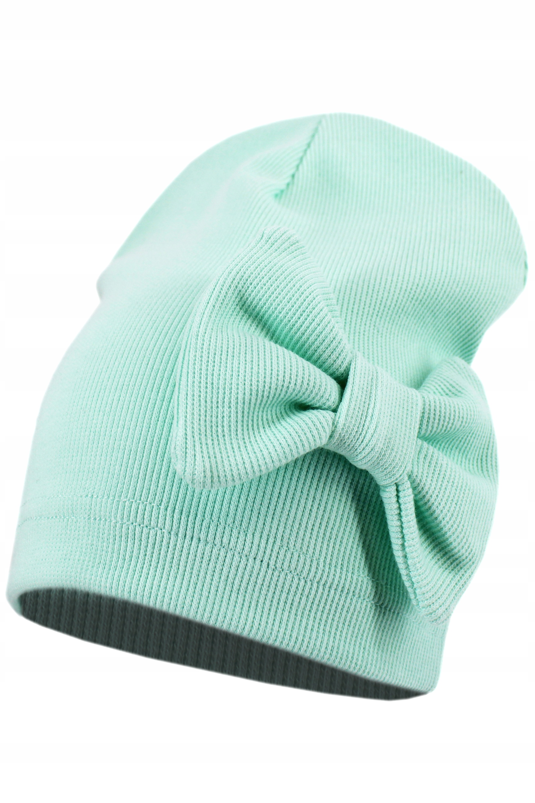 CZAPKA DZIECIĘCA JEDNOWARSTWOWA WIOSENNA Z KOKARDĄ