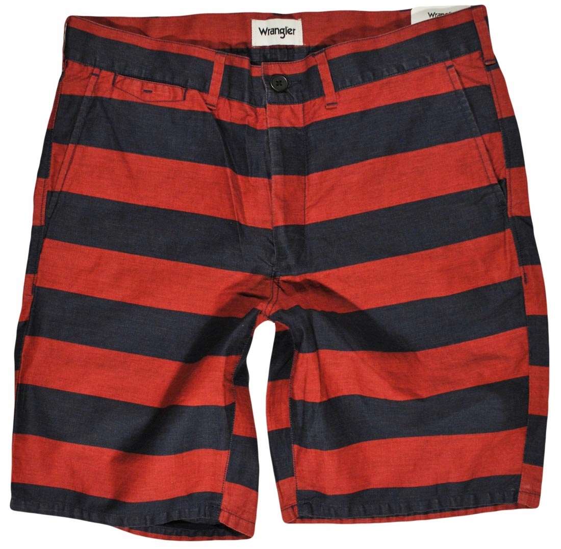 Wrangler kraťasy Red striped Chino Short W33