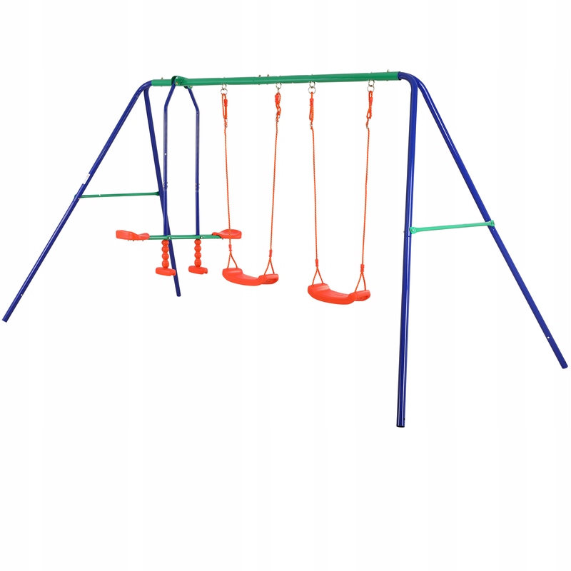 HUŚTAWKA OGRODOWA DLA DZIECI PLAC ZABAW 3 HUŚTAWKI Stan opakowania oryginalne