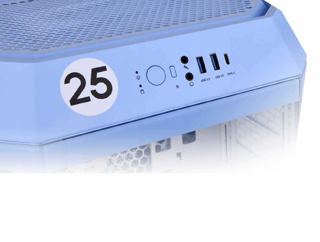 Thermaltake The Tower 300 TG Hydragea Blue Micro Tower Manufacturer code CA-1Y4-00SFWN-00