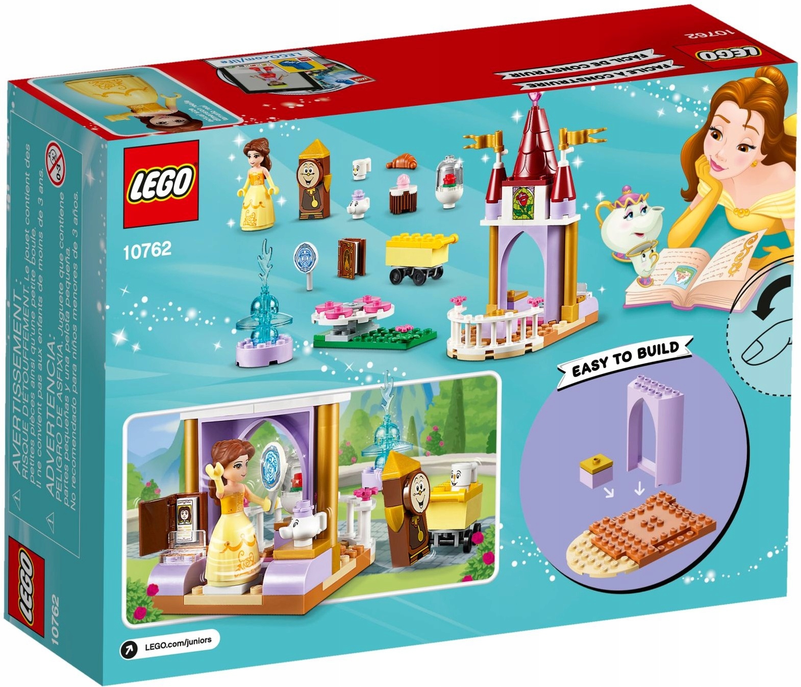 LEGO Disney 10762 Opowieści Belli Piękna i Bestia Pani Imbryk Marka LEGO