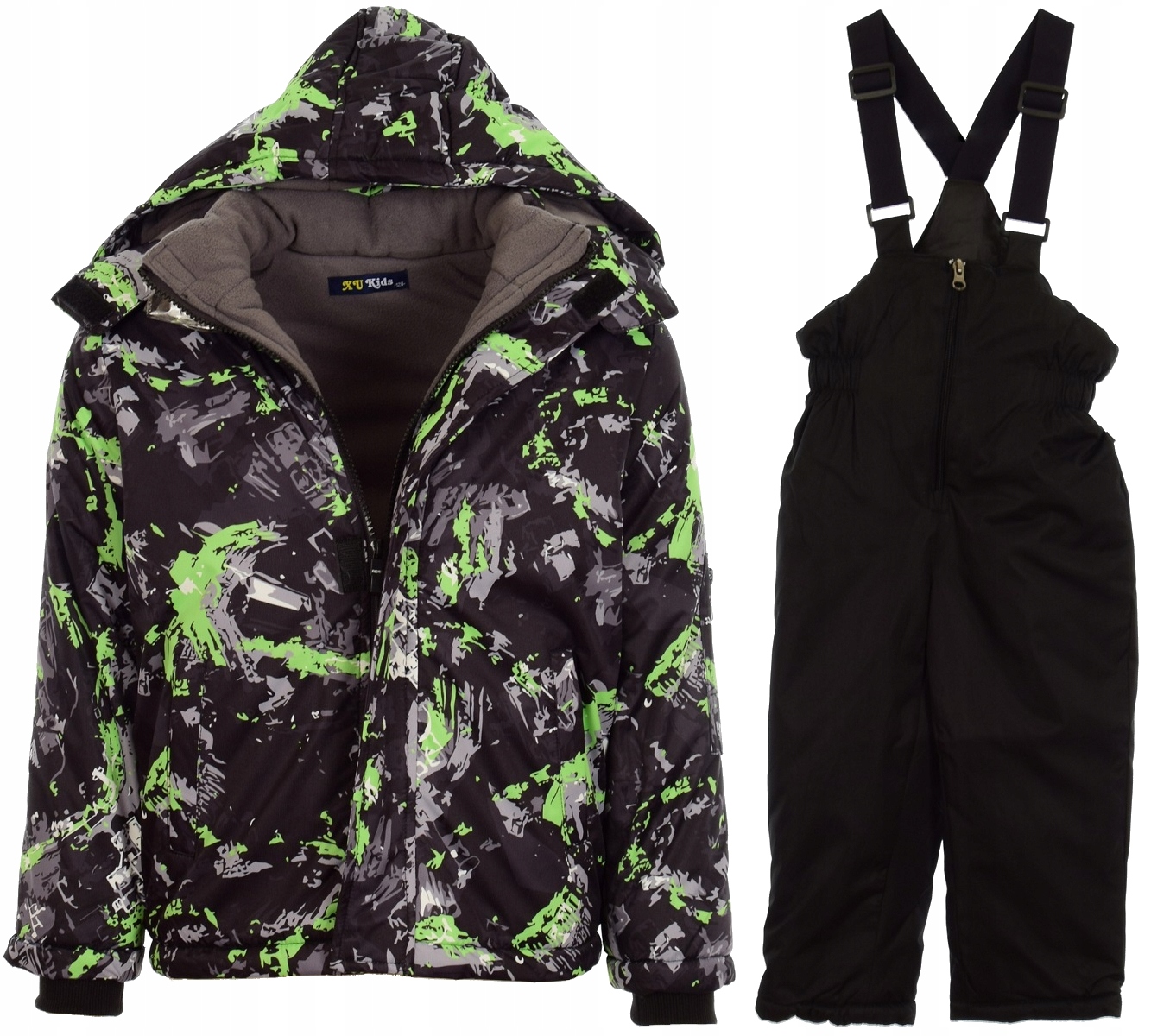 KOMBINEZON ZIMOWY j-266C DWUCZĘŚCIOWY POLAR r. 104