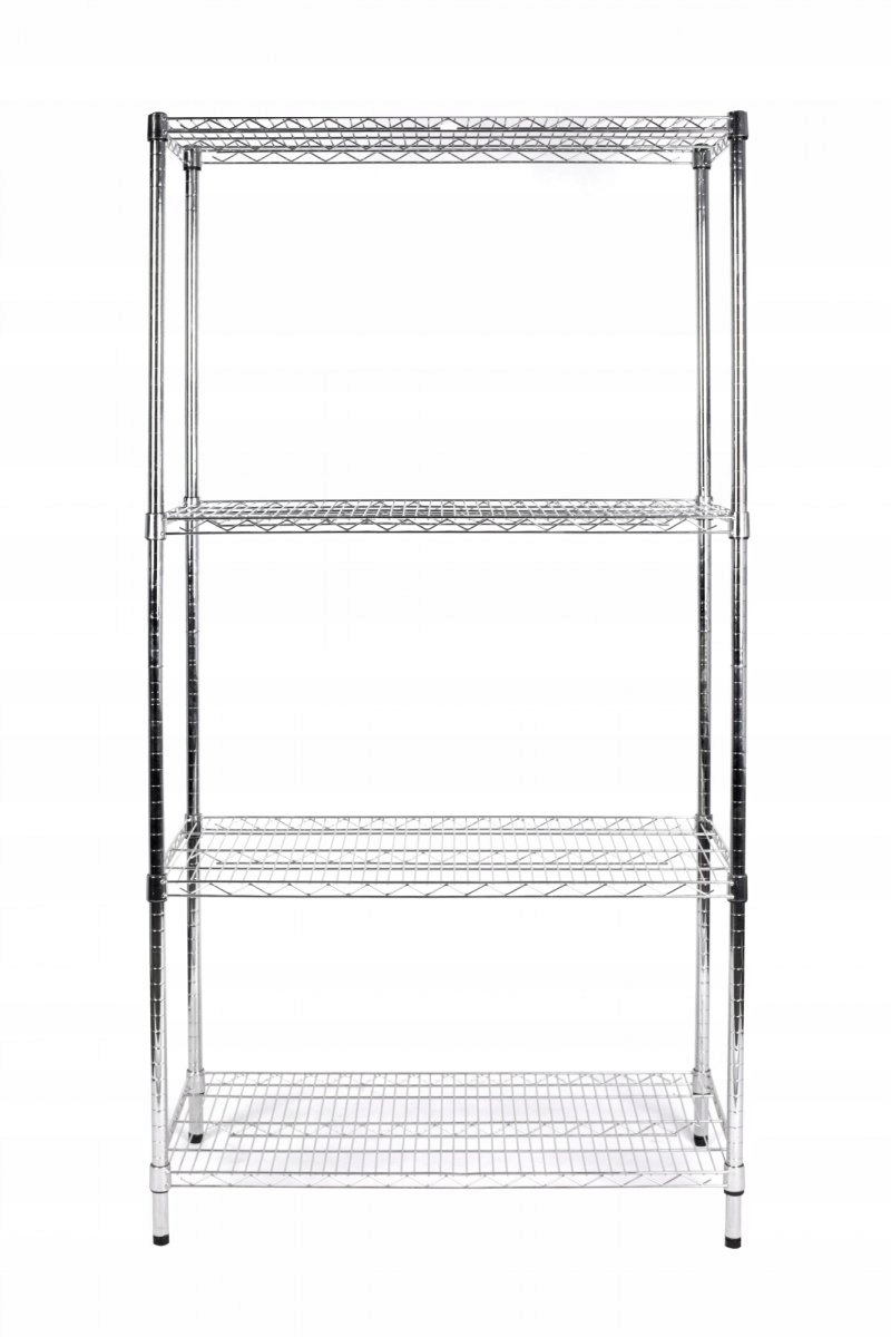 

Regał chromowany 4 półki 120x60x180 Invest Horeca
