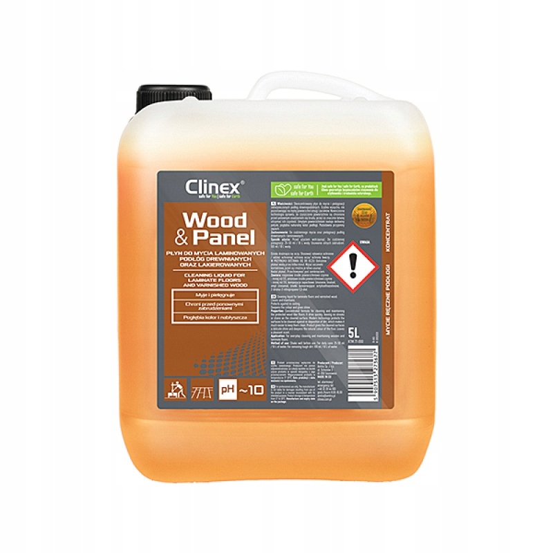 Levně Čistič dřevěných podlah a panelů Clinex Wood&Panel 5L, koncentrov