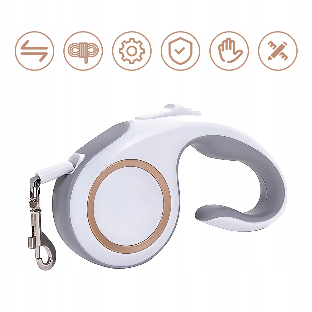 Levně Výsuvné vodítko 360° 5 m pro malé a střední psy – domácí zvířata